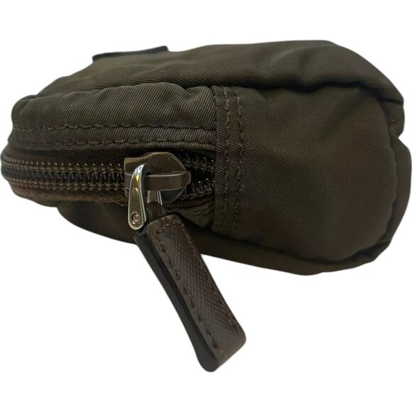 115150BE (L1) Prada Clutch Bag Brown Nylon - Picture 7 of 10